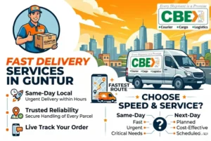 fast delivery services in Guntur with same day and express courier delivery