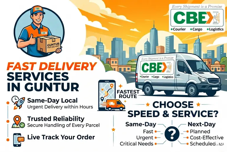 Fast Delivery Services in Guntur