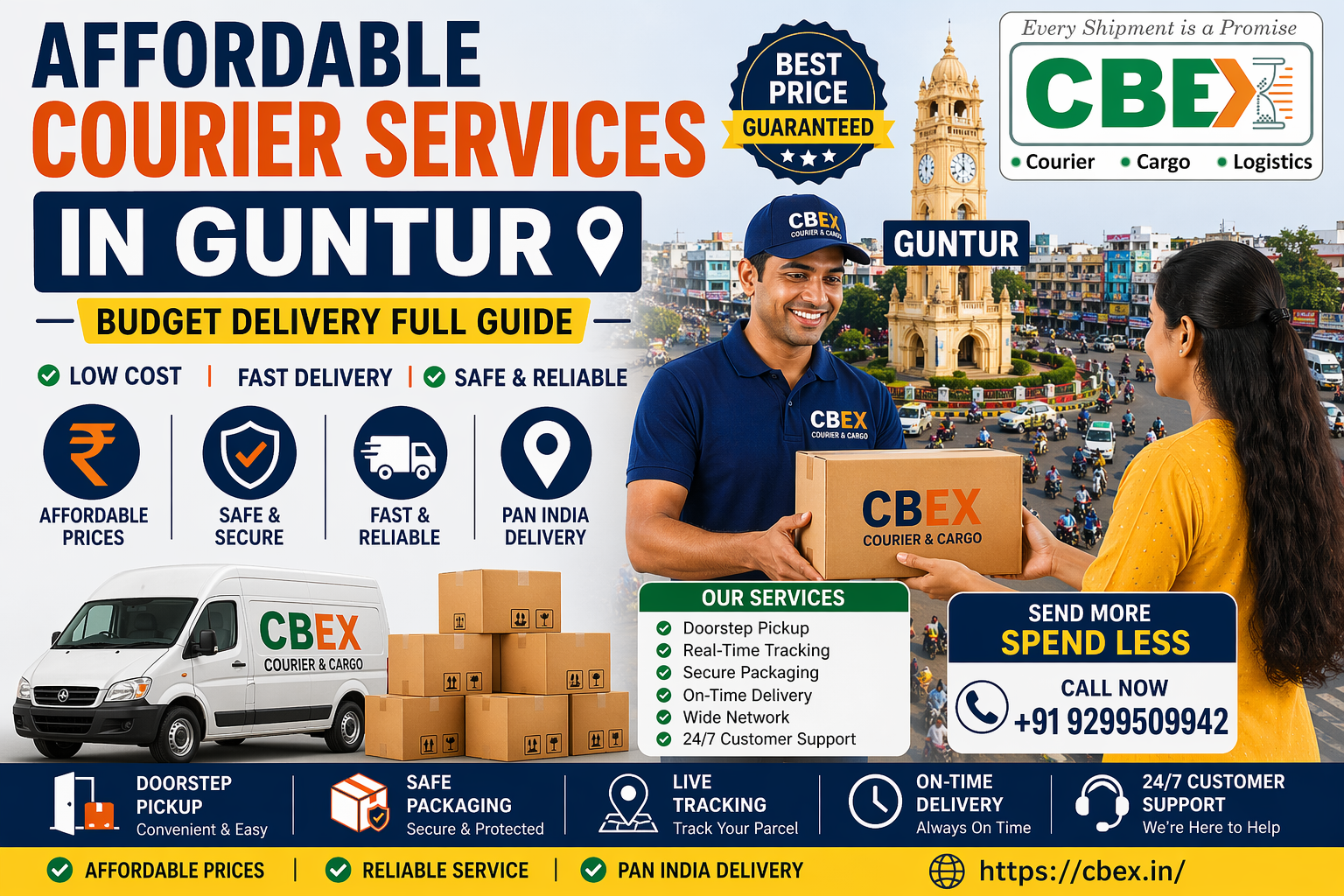 Affordable Courier Services in Guntur – Budget Delivery Full Guide