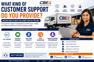 customer support in courier services with tracking assistance and reliable delivery