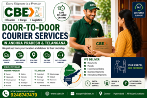 door to door courier services in Andhra Pradesh and Telangana with doorstep pickup delivery tracking and secure parcel handling