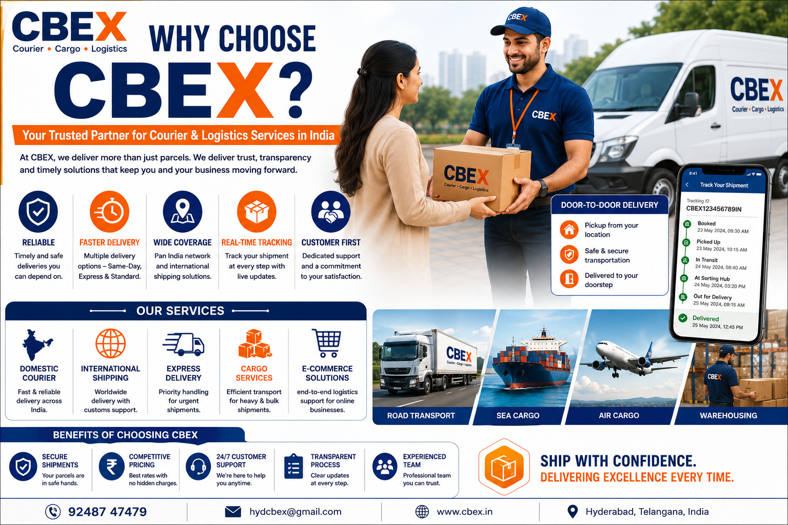 Why CBEX Is the Trusted Choice for Courier & Logistics Services in India