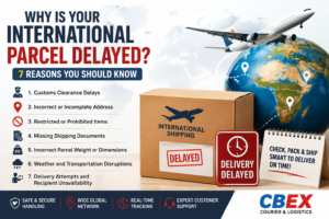 Discover 7 common reasons for international parcel delays,