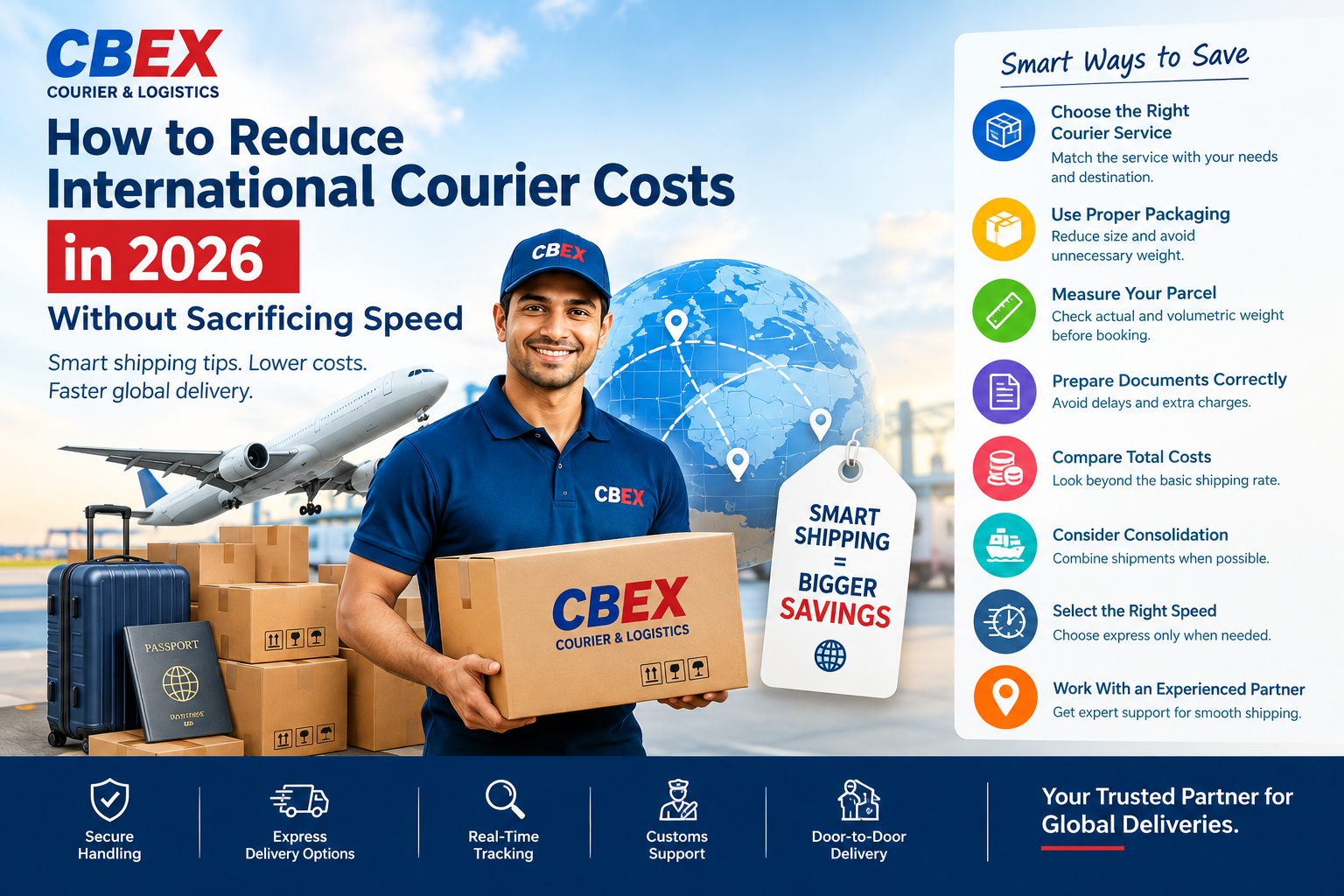 How to reduce international courier costs in 2026 with smart shipping tips