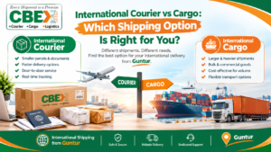 Compare international courier vs cargo services from Guntur. Learn about cost, speed, weight, customs, tracking and how to choose the right shipping option.