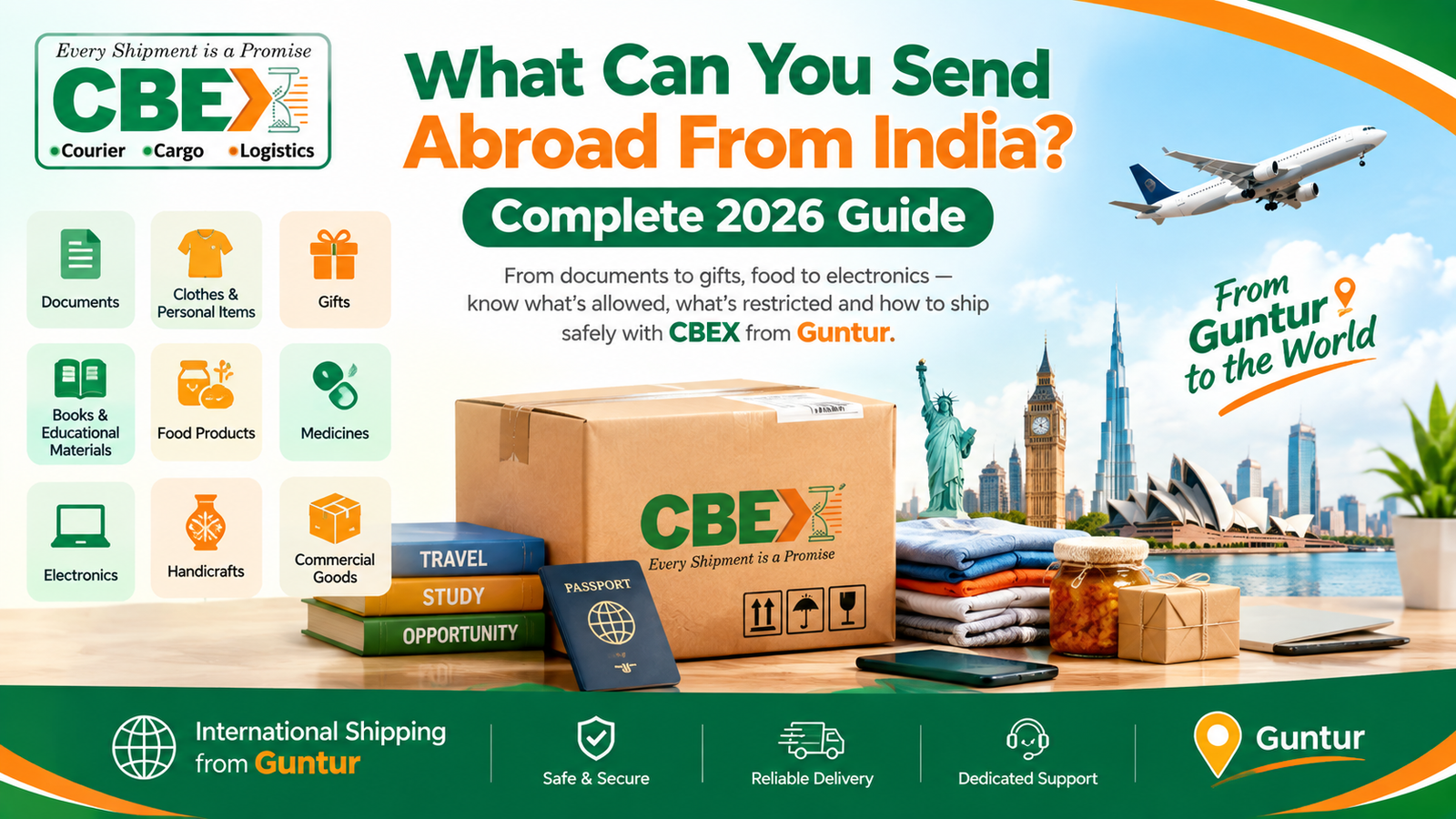 Discover what you can send abroad from India in 2026.